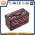 Fashionable Red Zebra Heavy Duty Beauty Case (HB-2031)
